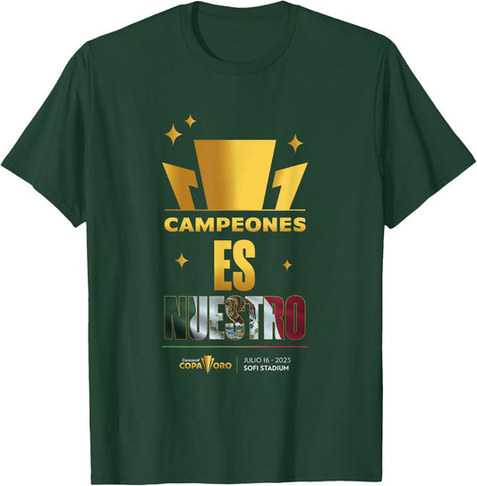 Mexico Champions of the Gold-Cup T-Shirt - T-Shirt | Forest