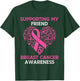Supporting My Friend Breast Cancer Awareness Pink Ribbon T-Shirt - T-Shirt | Forest