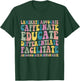Special Education Teacher Laminate Accommodate Collaborate T-Shirt - T-Shirt | Forest
