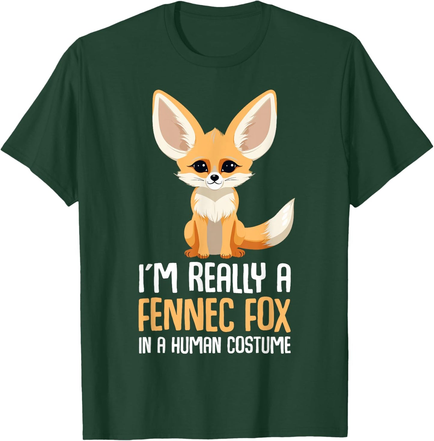 Fennec Fox Costume Girls Fox T-Shirt - T-Shirt | Forest