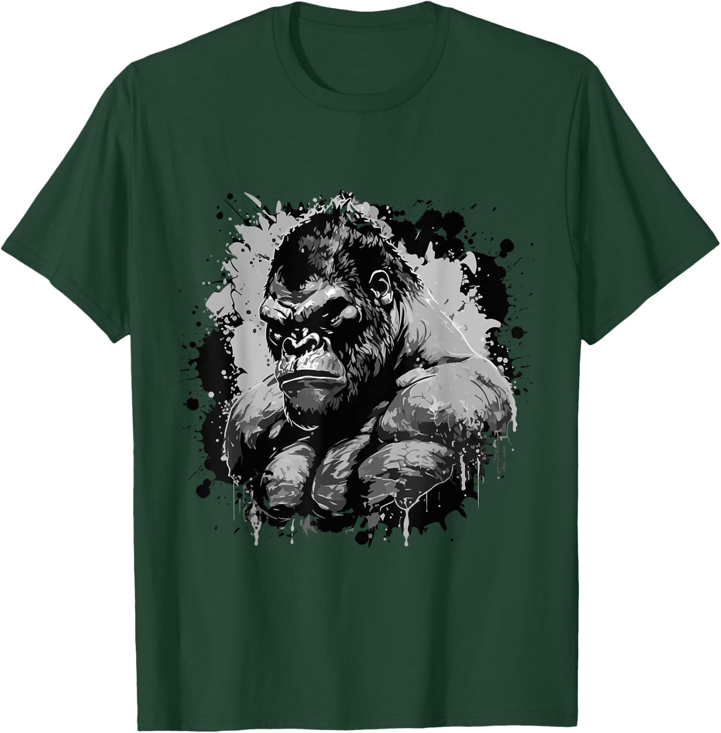 Gorilla Beast Muscles Workout Bodybuilding Boxing Gym T-Shirt - T-Shirt | Forest