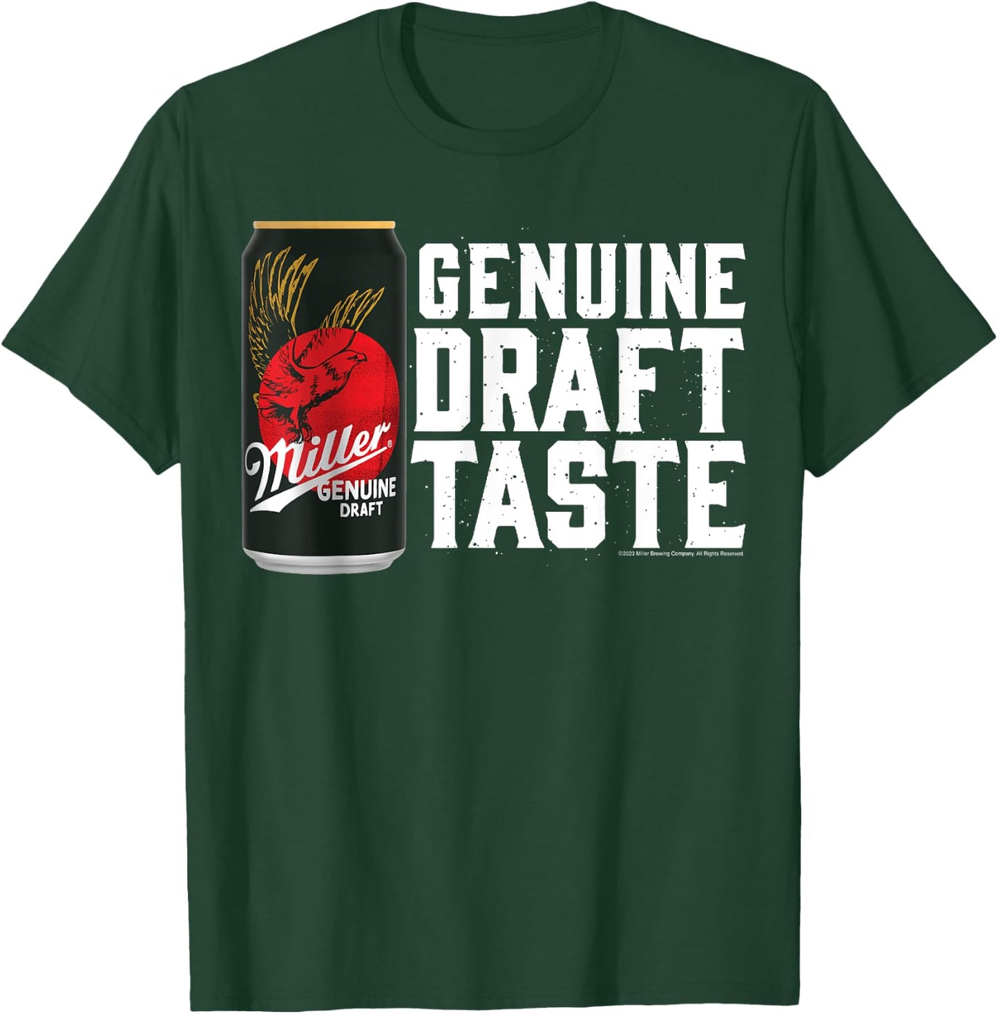 Miller Genuine Draft - Genuine Draft Taste T-Shirt - T-Shirt | Forest