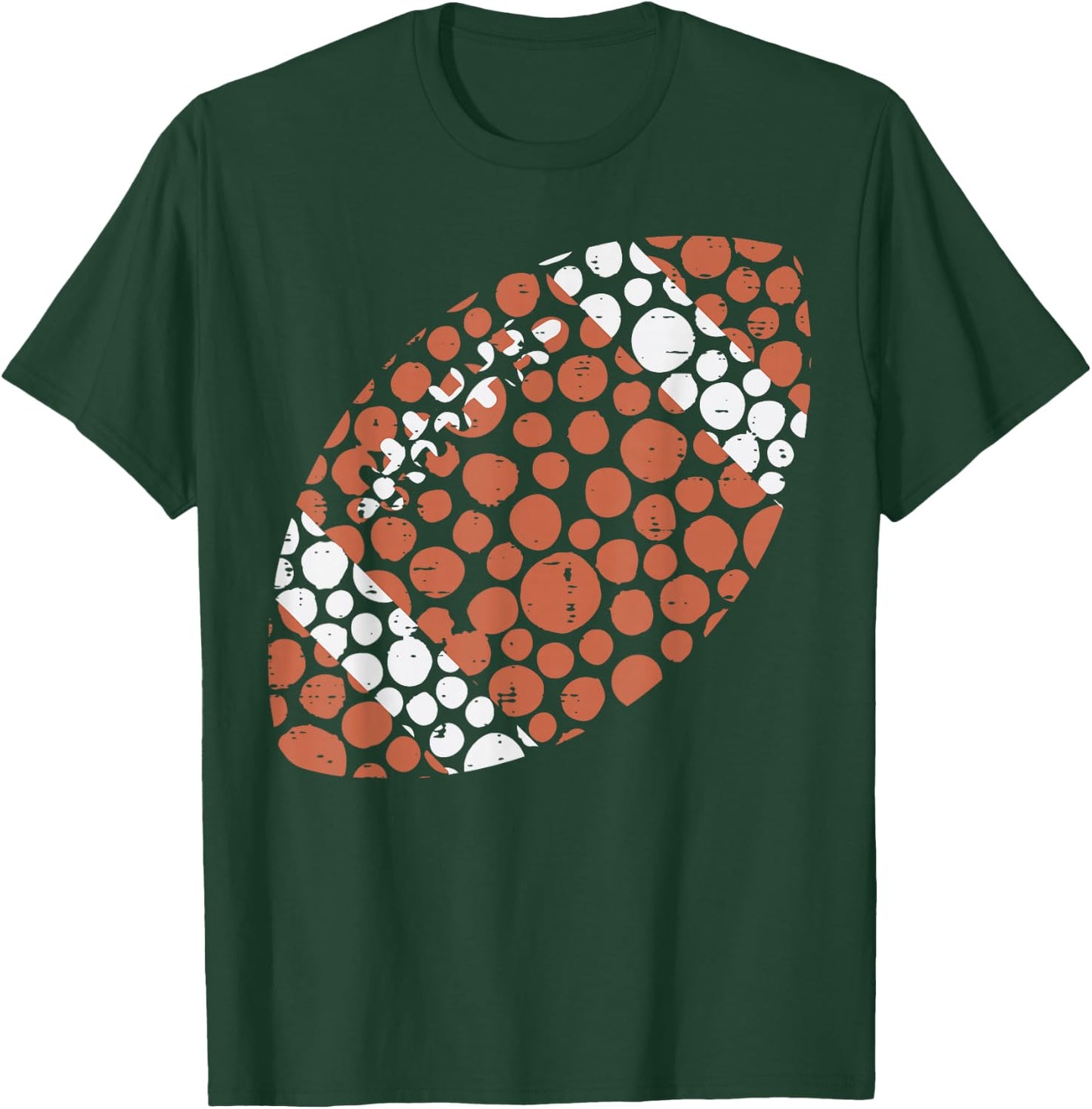 American Football Dots International Dot Day Men Boys Kids T-Shirt - T-Shirt | Forest