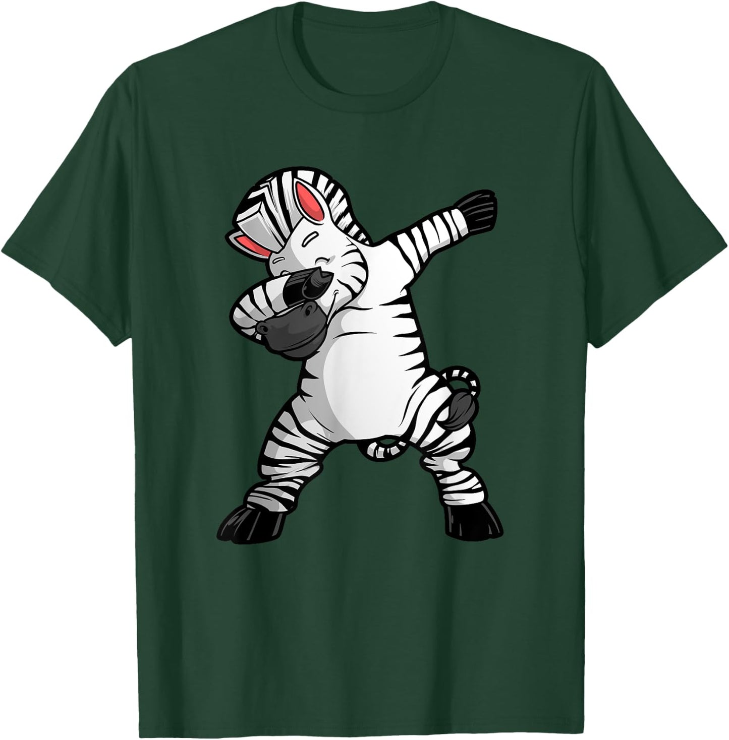 Cool Zebra Design Women Kids Wild Animal Zebra Lover T-Shirt - T-Shirt | Forest