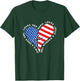 She's A Good Girl Loves Her Mama Jesus And America Too Heart T-Shirt - T-Shirt | Forest