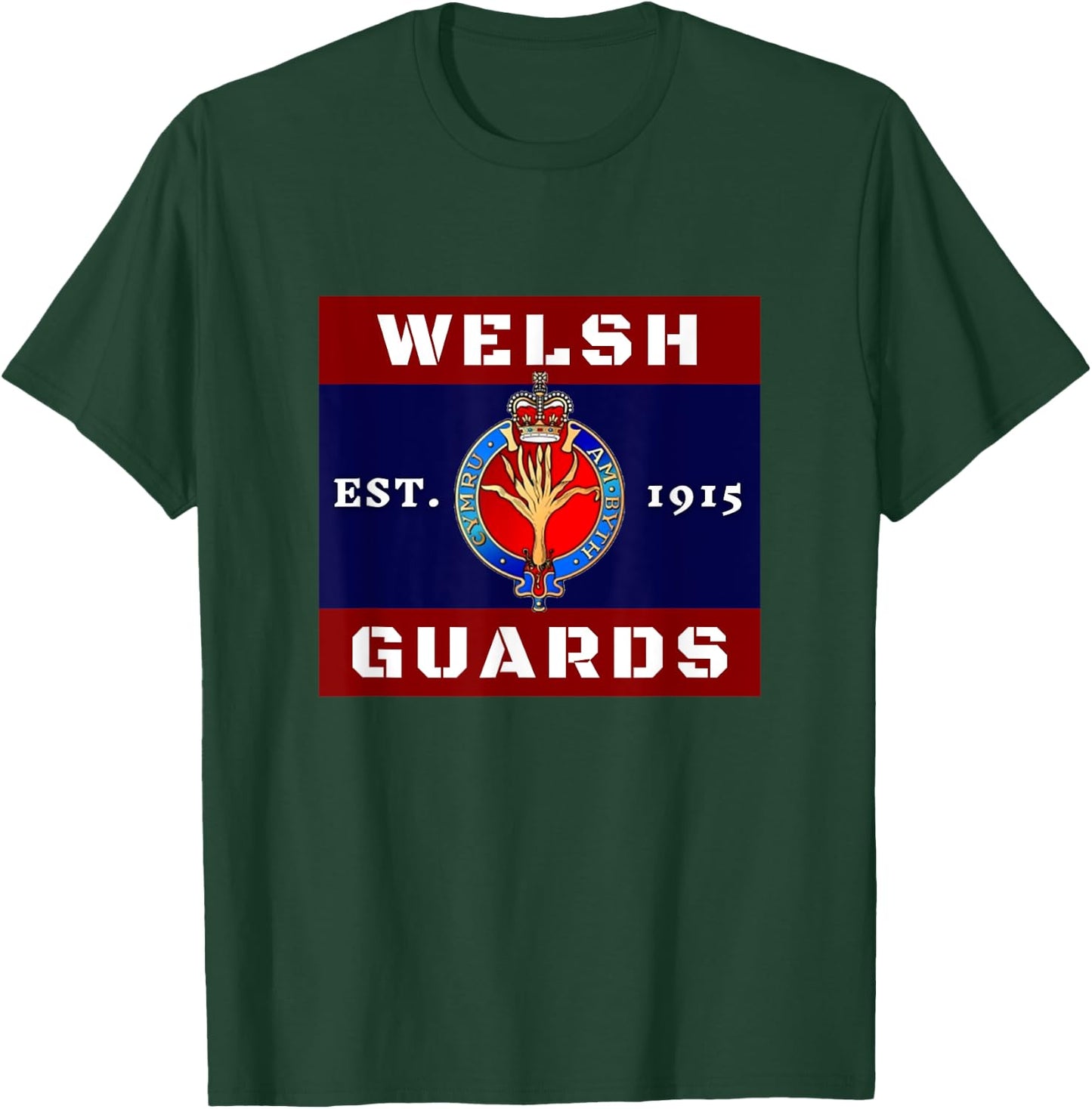 Welsh Guards Clothing. Welsh Guards Regiment. T-Shirt - T-Shirt | Forest