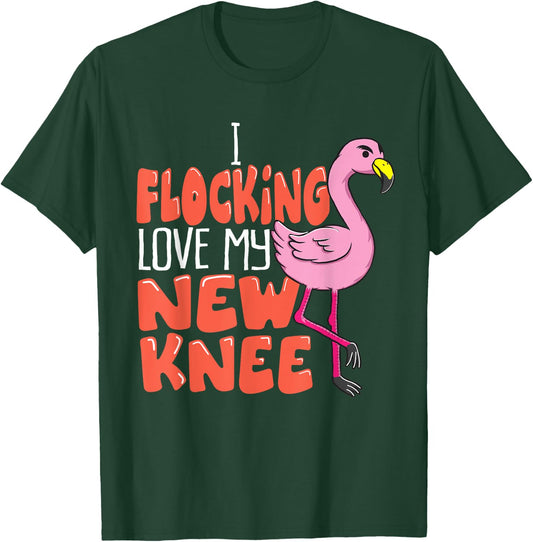 Funny Knee Replacement Surgery Get Well Soon Joke Gag Outfit T-Shirt - T-Shirt | Forest
