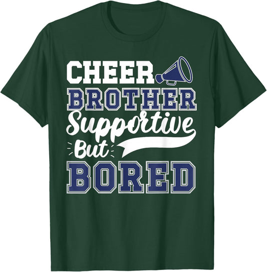 Dance Brother Cheer Brother of A Cheerleader Brother Small T-Shirt - T-Shirt | Forest