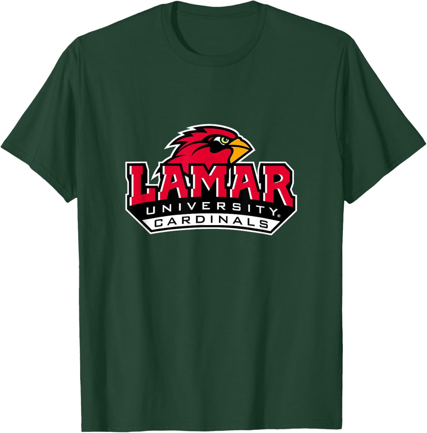 Lamar Cardinals | University NCAA Official Merch | PPLAMA02 T-Shirt - T-Shirt | Forest