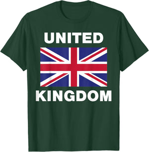 United Kingdom British Flag Heritage T-Shirt - T-Shirt | Forest