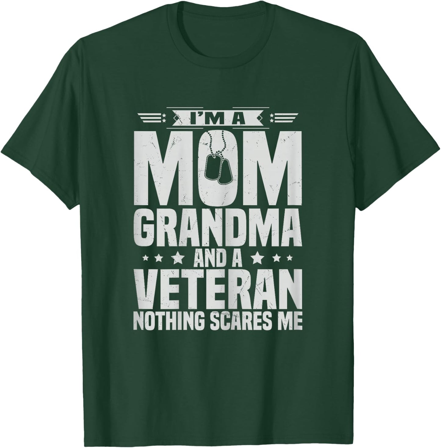Mom Grandma And Veteran Day US Army Mothers Day T-Shirt - T-Shirt | Forest