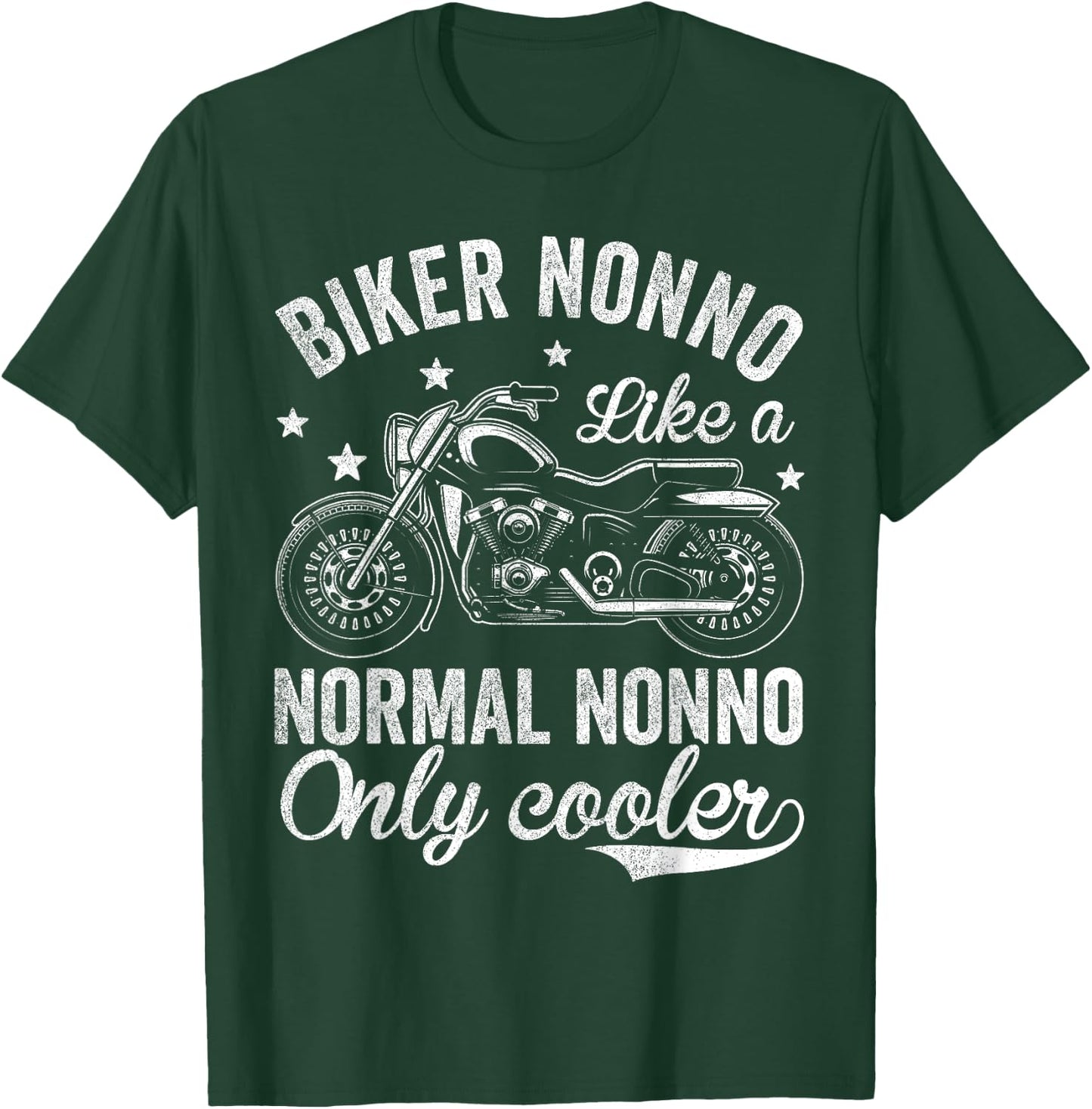 Vintage Motorcycle Shirts , Bike Riders Biker Nonno T-Shirt - T-Shirt | Forest