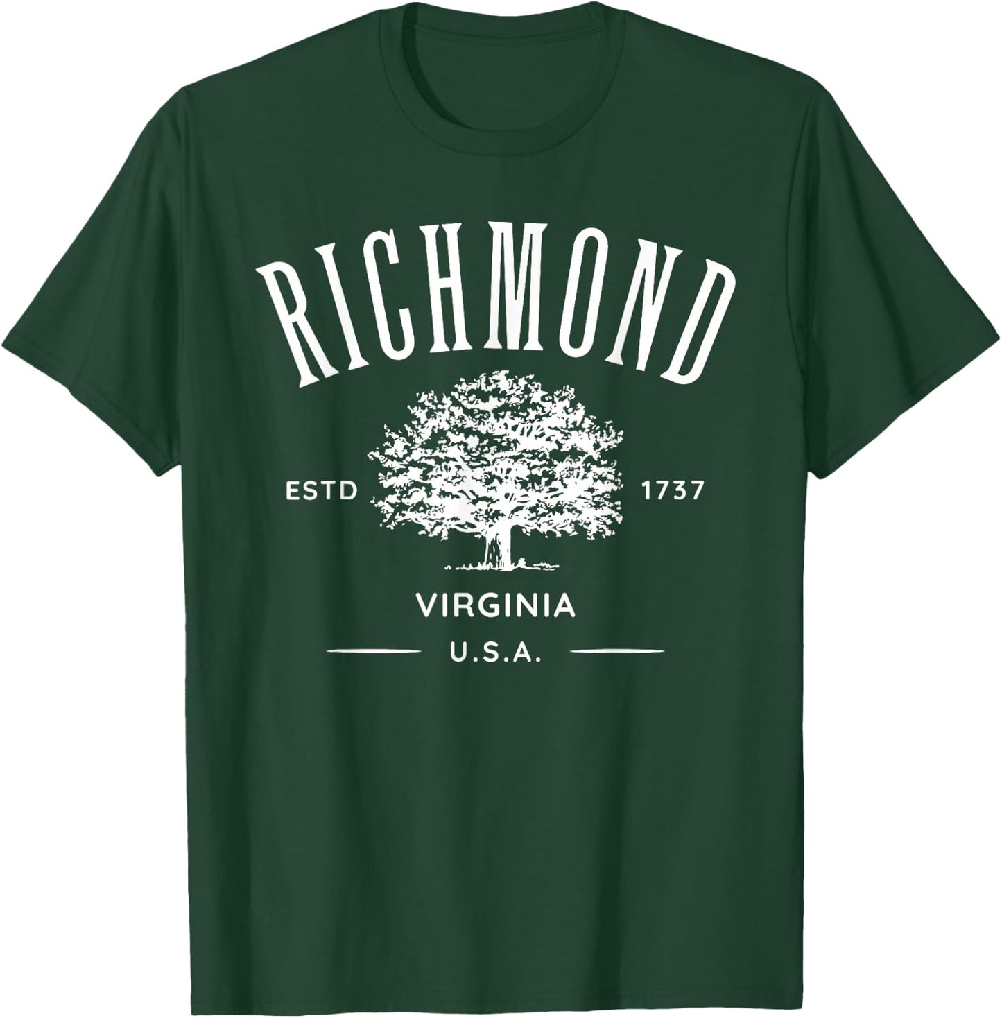 Richmond Virginia Vintage Style Design Souvenir T-Shirt - T-Shirt | Forest