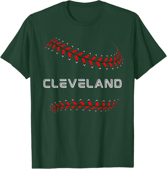 Cleveland Baseball Fan T-Shirt - T-Shirt | Forest