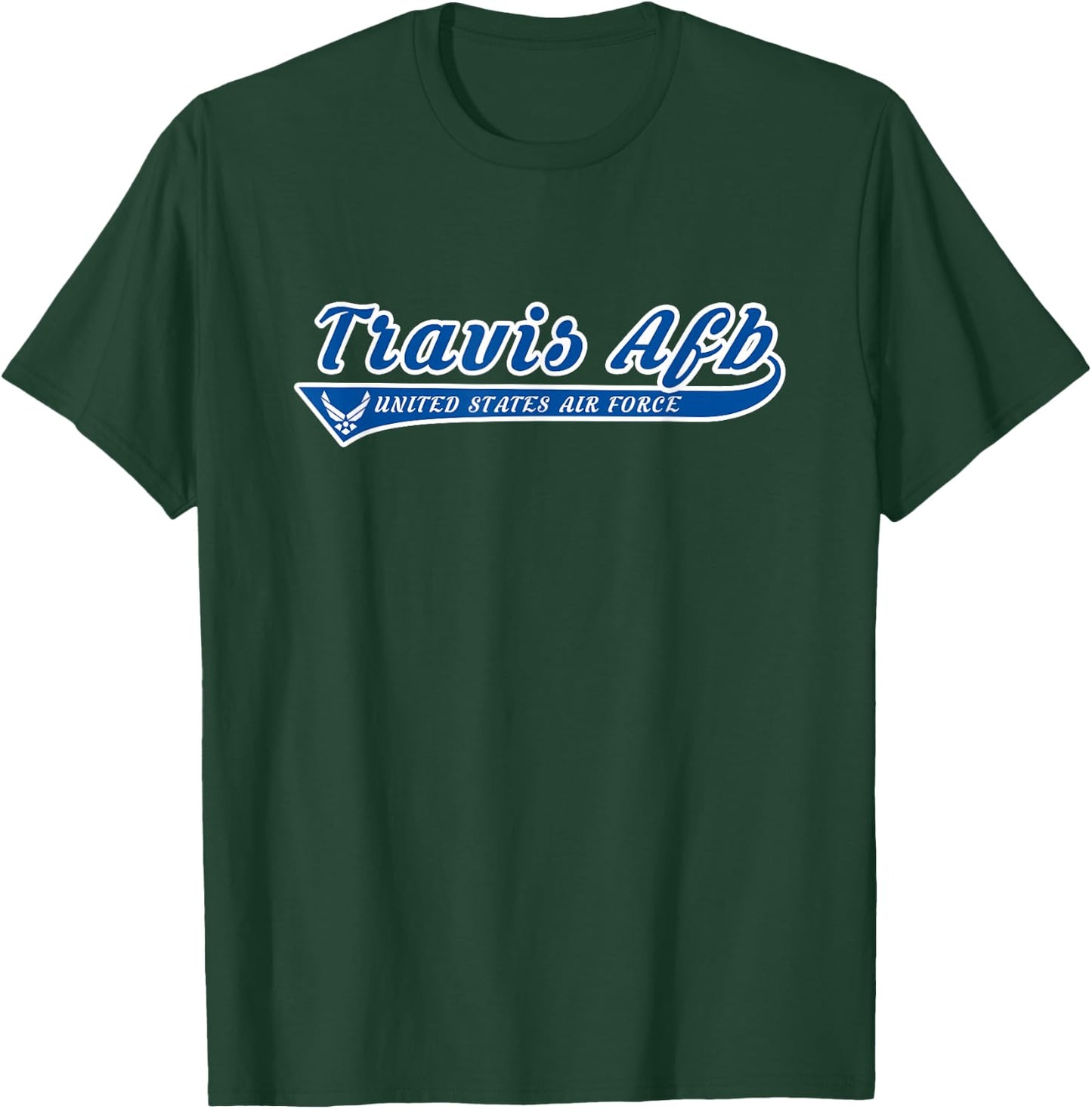 Travis Air Force Base Travis AFB California CA Vintage Gift T-Shirt - T-Shirt | Forest