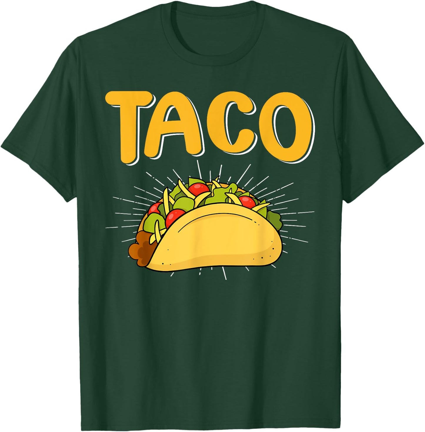 Retro Taco Mexican Food Eater Tacos Lover Fiesta T-Shirt - T-Shirt | Forest