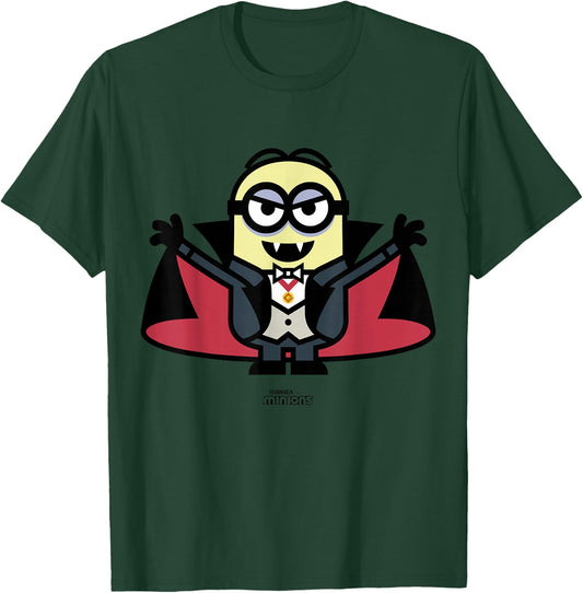 Minions Monsters Dave'acula Halloween T-Shirt - T-Shirt | Forest