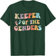 Gender Reveal Keeper of the Genders for twin keeper T-Shirt - T-Shirt | Forest