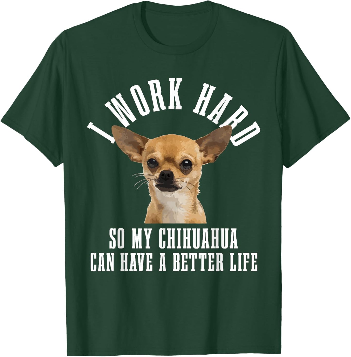 Chihuahua Mama Dog Dad Funny Chihuahua T-Shirt - T-Shirt | Forest