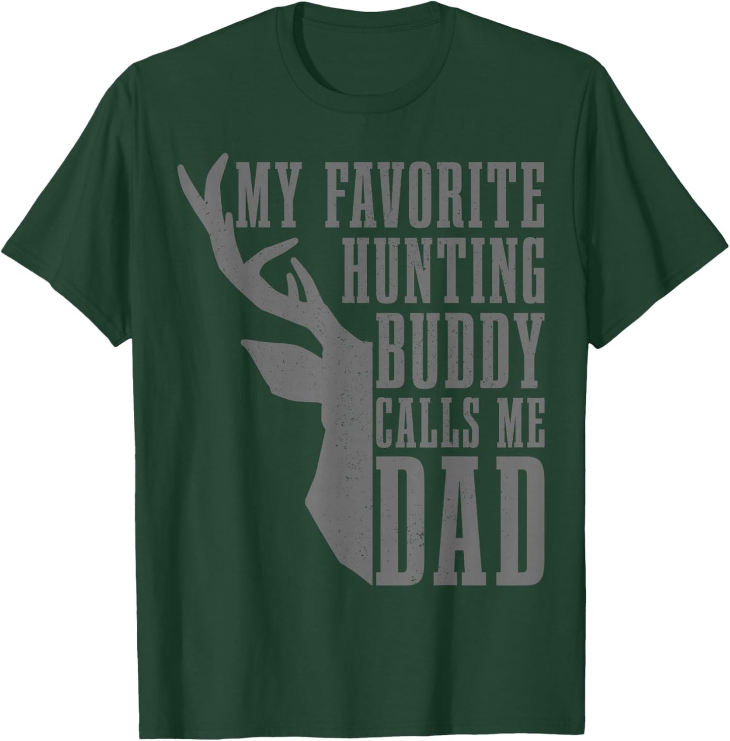 Hunter Deer Hunting Antlers Funny Hunting Vintage T-Shirt - T-Shirt | Forest
