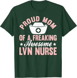 Lvn Nurse Nursing Licensed Vocational Nurse Mom Mother T-Shirt - T-Shirt | Forest