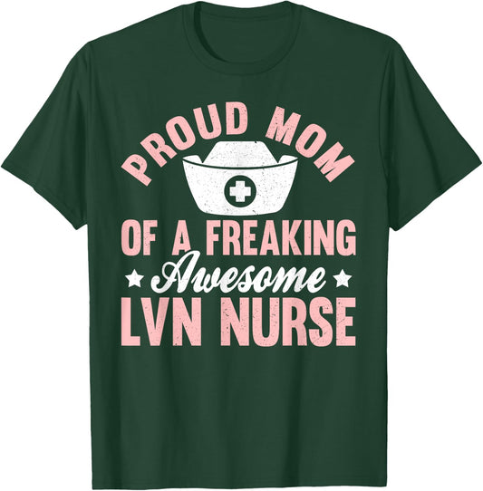 Lvn Nurse Nursing Licensed Vocational Nurse Mom Mother T-Shirt - T-Shirt | Forest