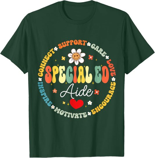 Special Education Teacher Special ED Aide Life SPED T-Shirt - T-Shirt | Forest