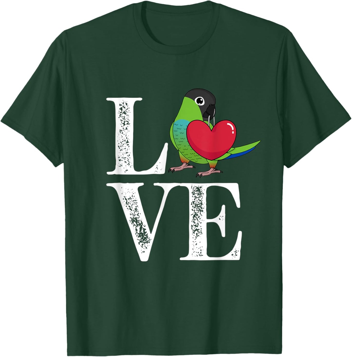 Love Parrot I Nanday Conure T-Shirt - T-Shirt | Forest