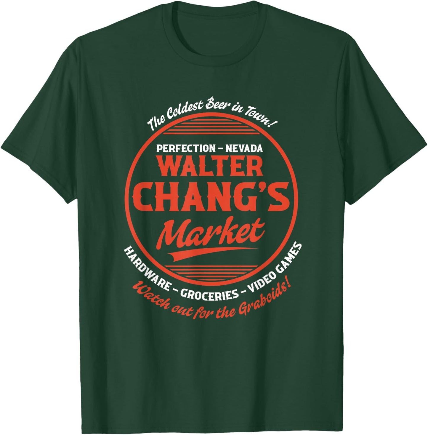 Walter Changs Market - Cold Beers and Graboids T-Shirt - T-Shirt | Forest