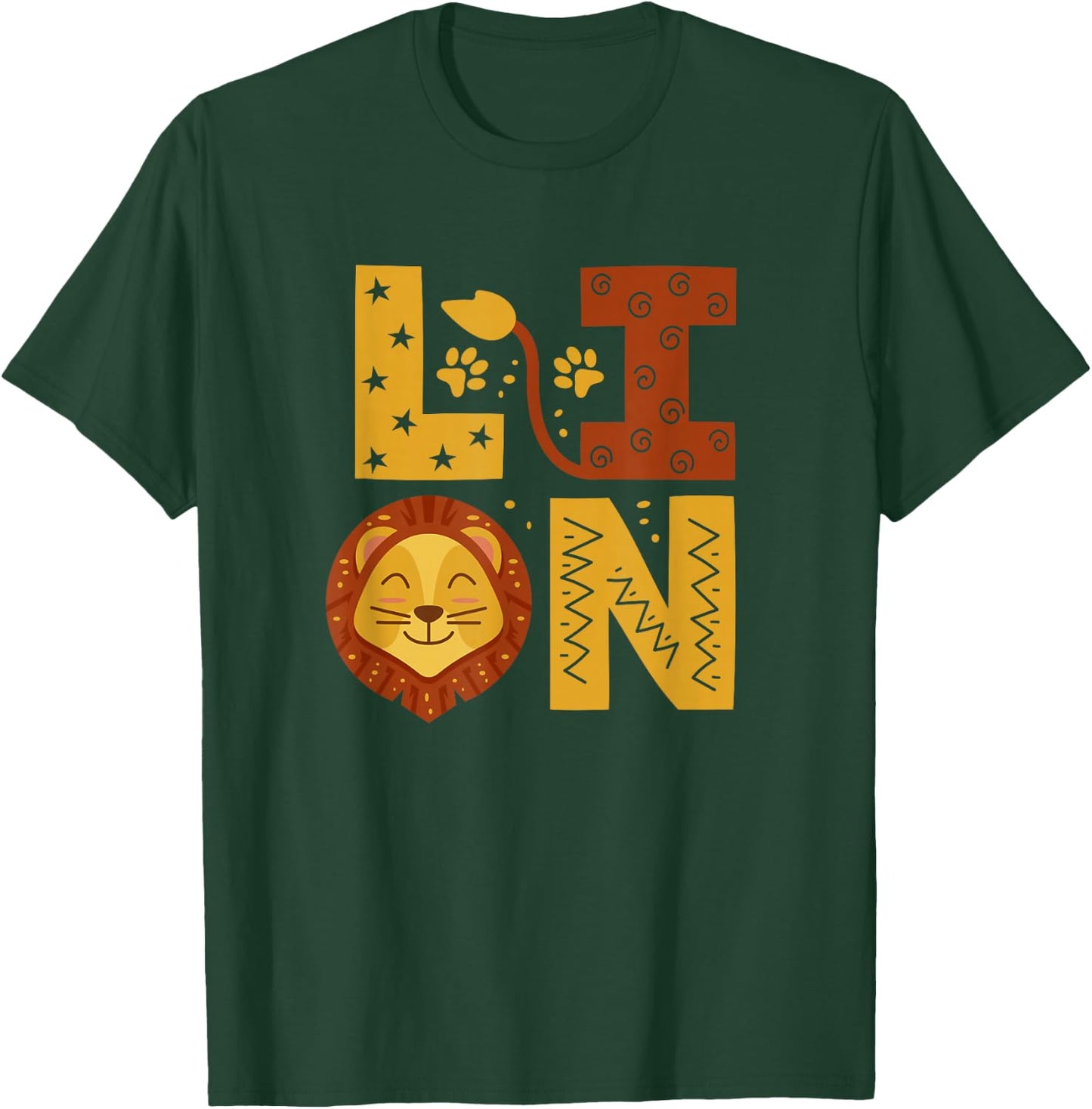 Lion Wild Animal Lover T-Shirt - T-Shirt | Forest