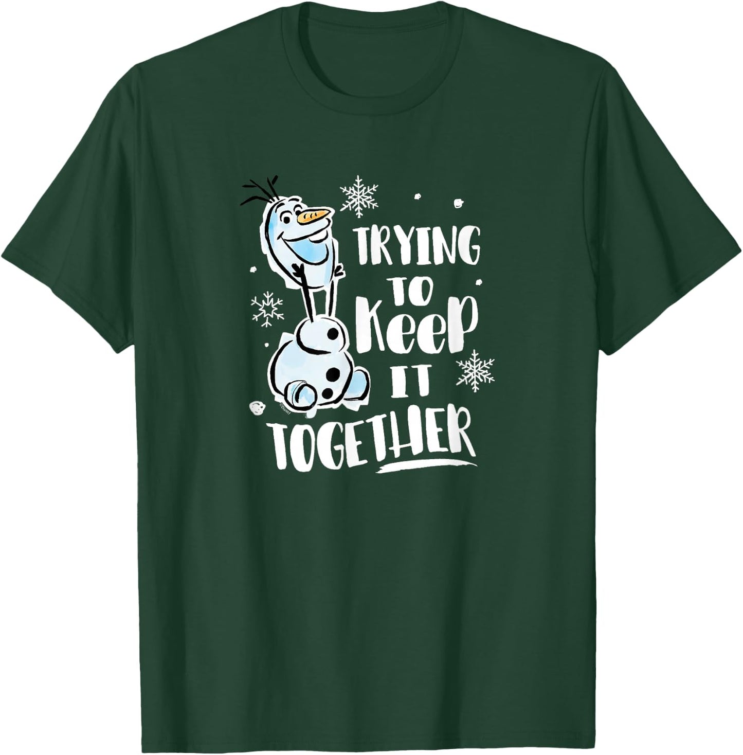 Frozen - Olaf Trying To Keep It Together T-Shirt - T-Shirt | Forest