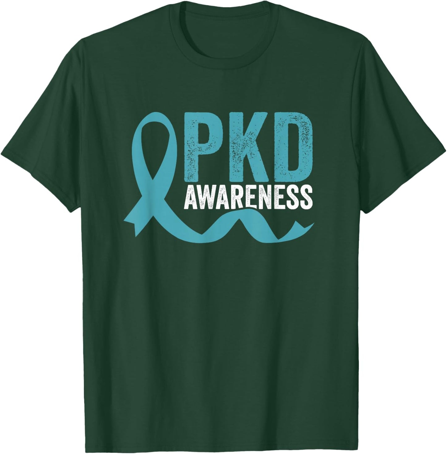 PKD Awareness Polycystic Kidney Disease Warrior Fighter T-Shirt - T-Shirt | Forest