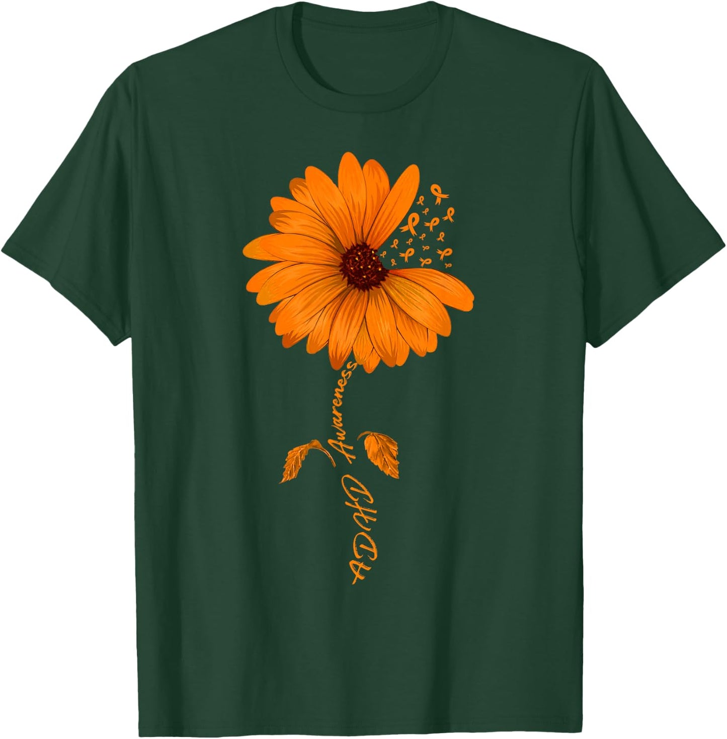 ADHD Awareness Sunflower T-Shirt - T-Shirt | Forest