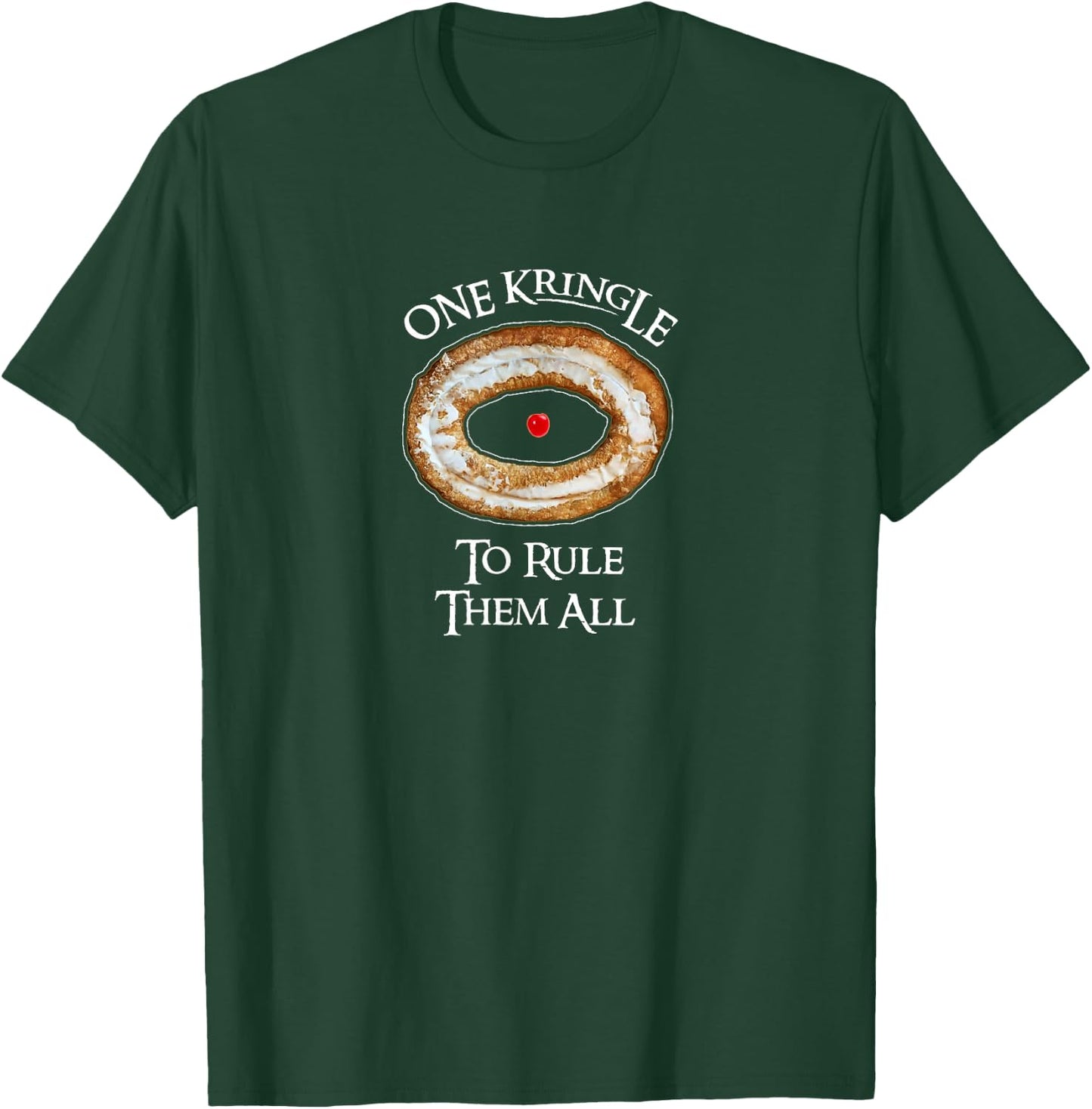 Kringle Danish Scandinavian Pretzel Coffee Cake Dessert Geek T-Shirt - T-Shirt | Forest