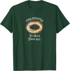 Kringle Danish Scandinavian Pretzel Coffee Cake Dessert Geek T-Shirt - T-Shirt | Forest