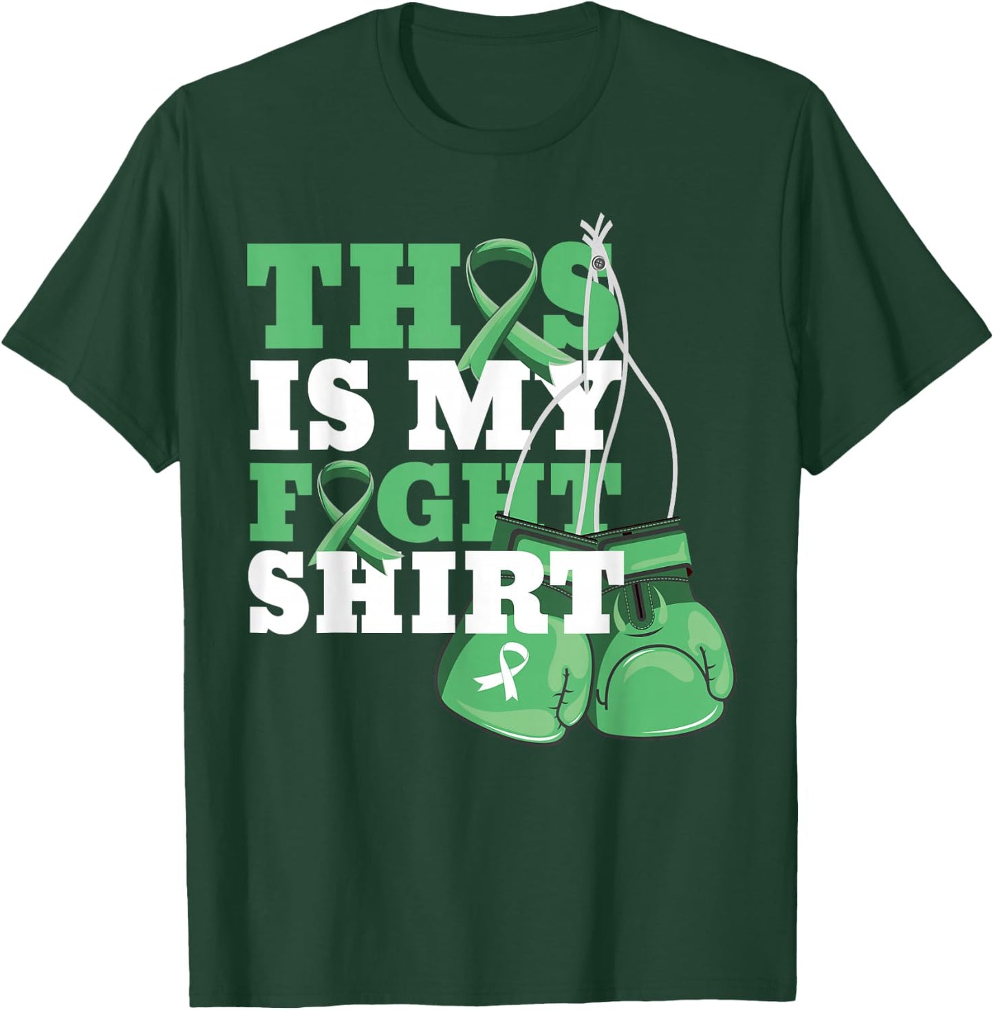 This Is My Fight Shirt Liver Disease Fighter Support Strong T-Shirt - T-Shirt | Forest