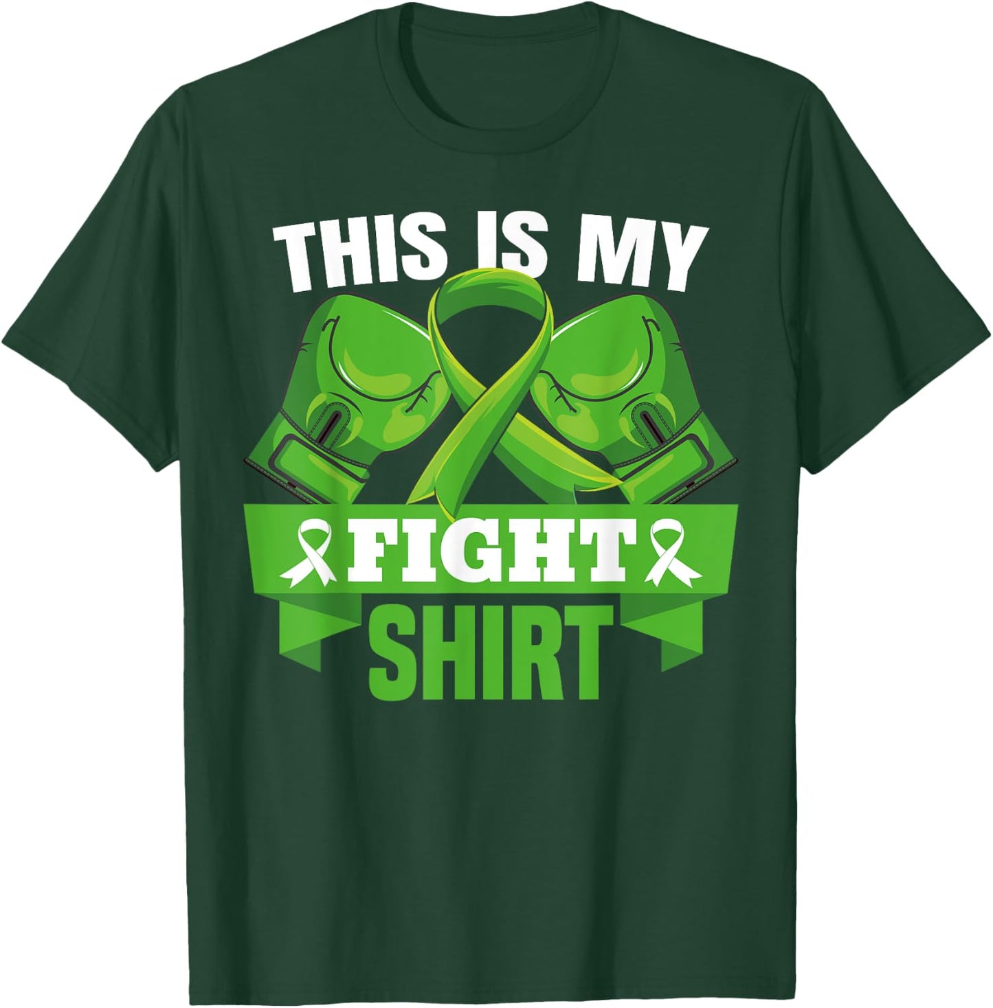 This Is My Fight Shirt Mental Health Fighter Support Strong T-Shirt - T-Shirt | Forest