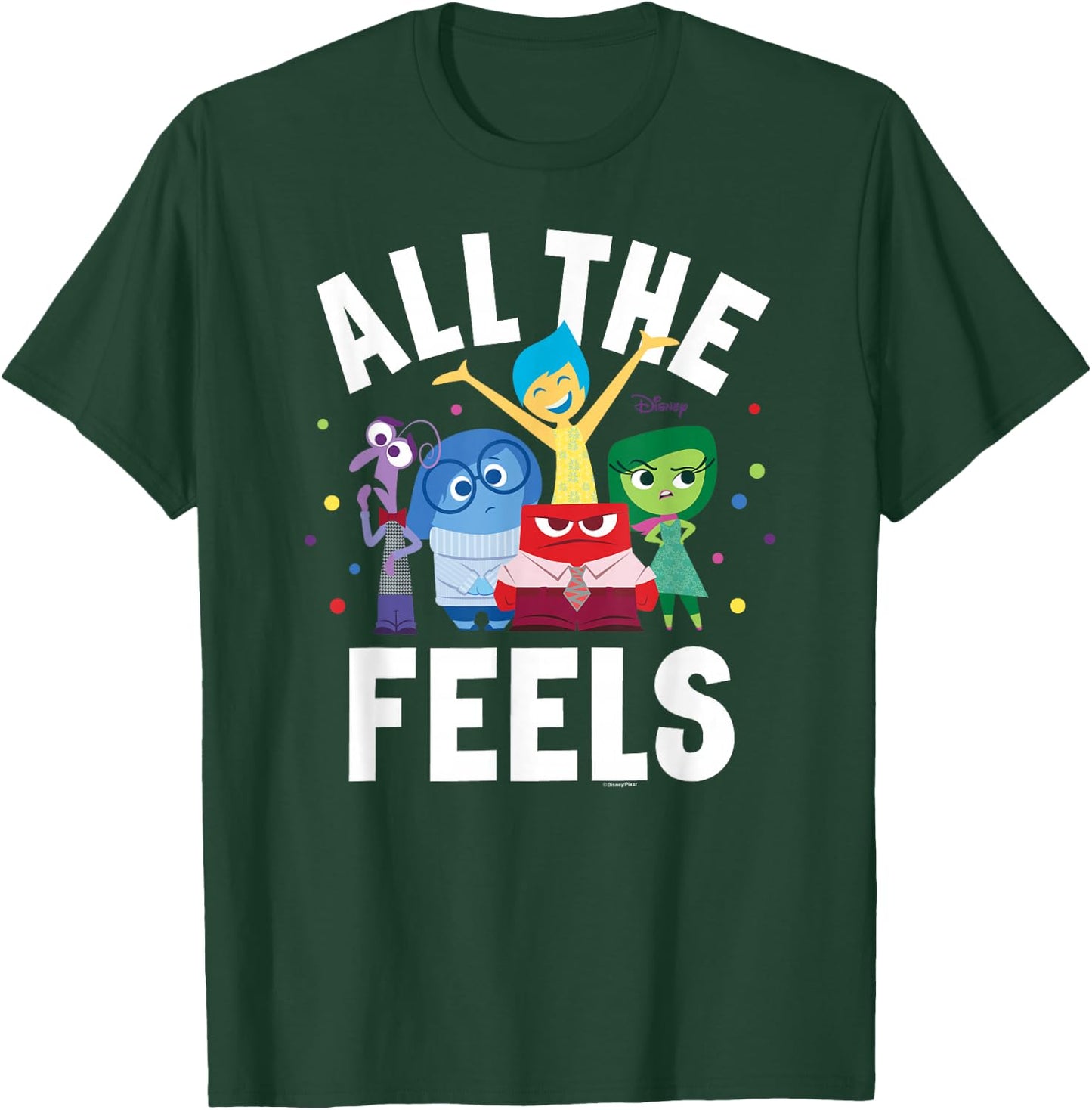 Inside Out - All The Feels T-Shirt - T-Shirt | Forest