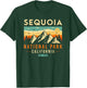 Sequoia Est. 1890 Retro California National Park T-Shirt - T-Shirt | Forest
