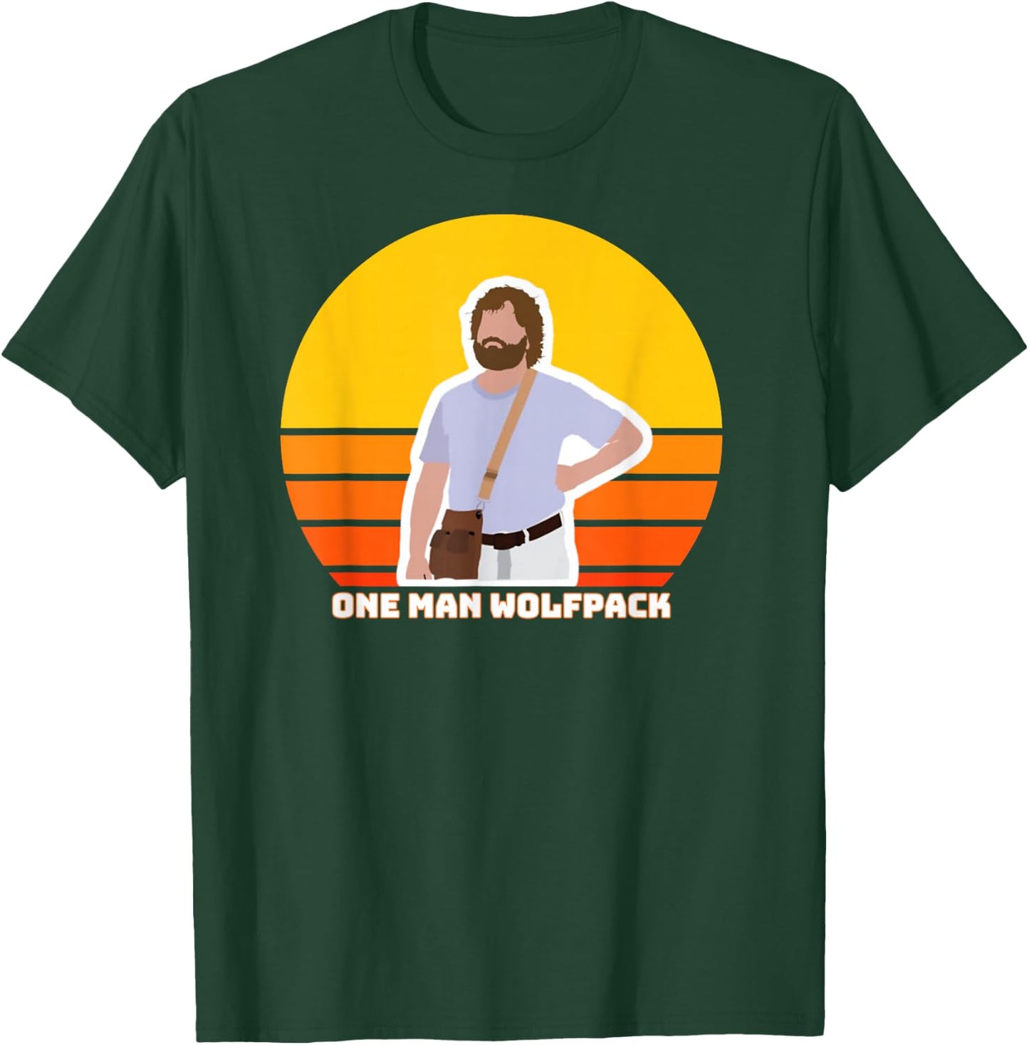Hangover Movie, Classic Cinema, Funny One Man Wolfpack Shirt T-Shirt - T-Shirt | Forest