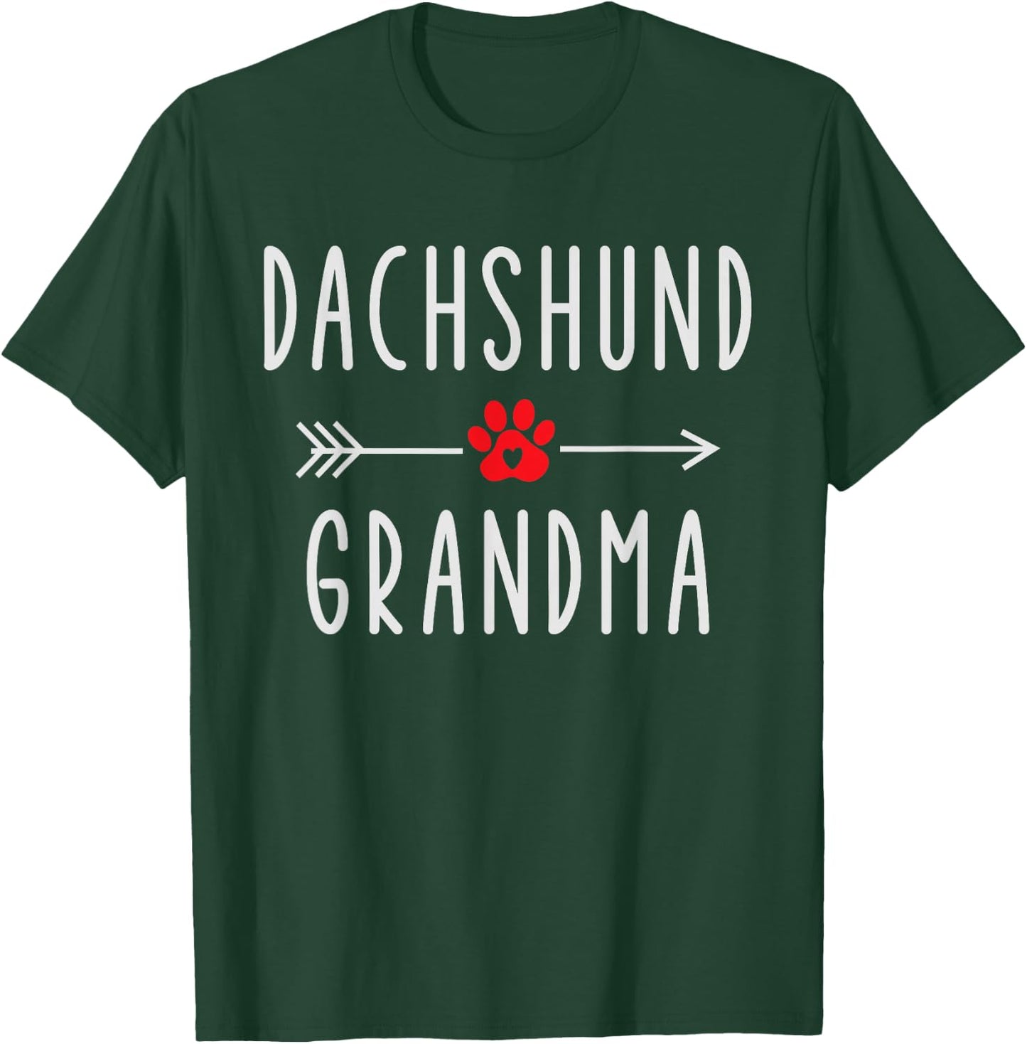 Dachshund Grandma Funny Dachshund Dog Owner Gift Grandmother T-Shirt - T-Shirt | Forest