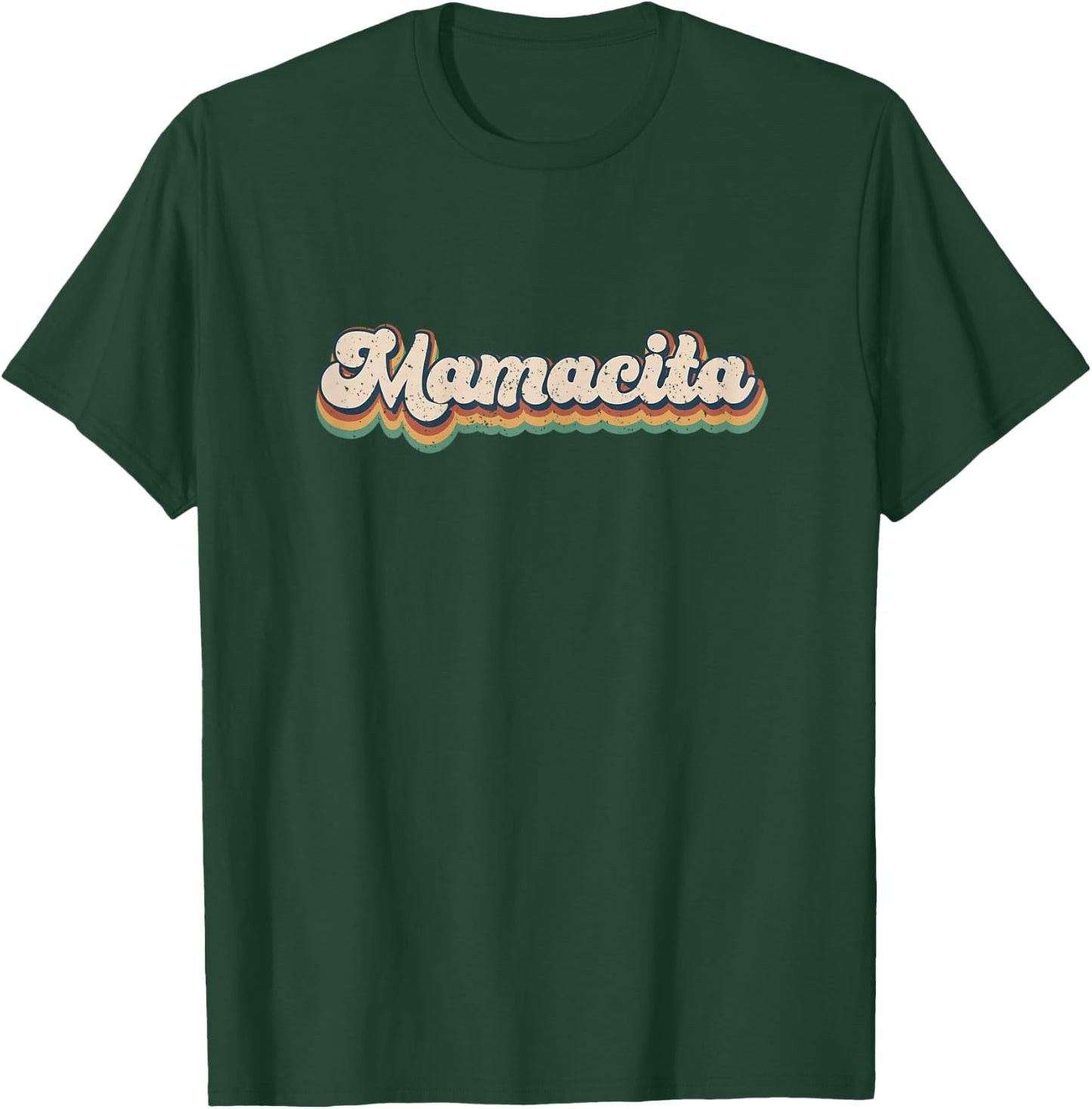 Mamacita Retro Top Cute Vintage Mommy T-Shirt - T-Shirt | Forest