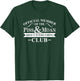 Funny Novelty Merch Official Member Of The Piss And Moan About Everything Club -Adults Black Cotton Small Classic Fit Short Sleeve Modern T-Shirt - T-Shirt | Forest