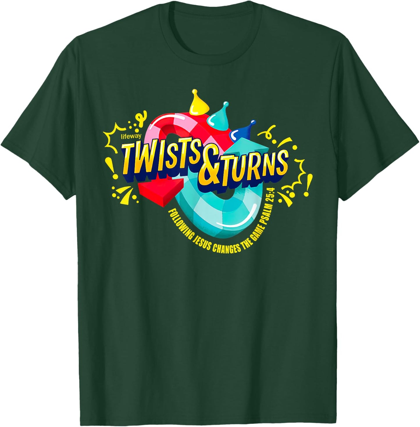 Twists And Turns Jesus Changes The Game VBS 2023 Bible T-Shirt - T-Shirt | Forest