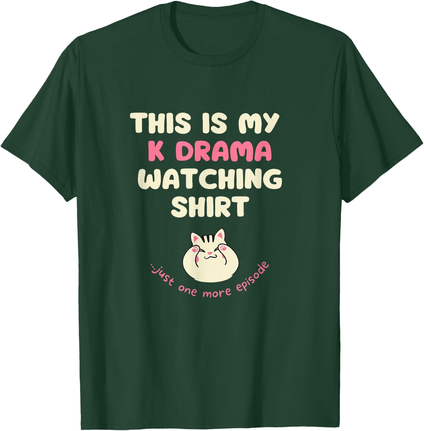 This is my kdrama watching shirt kawaii korean drama fan T-Shirt - T-Shirt | Forest