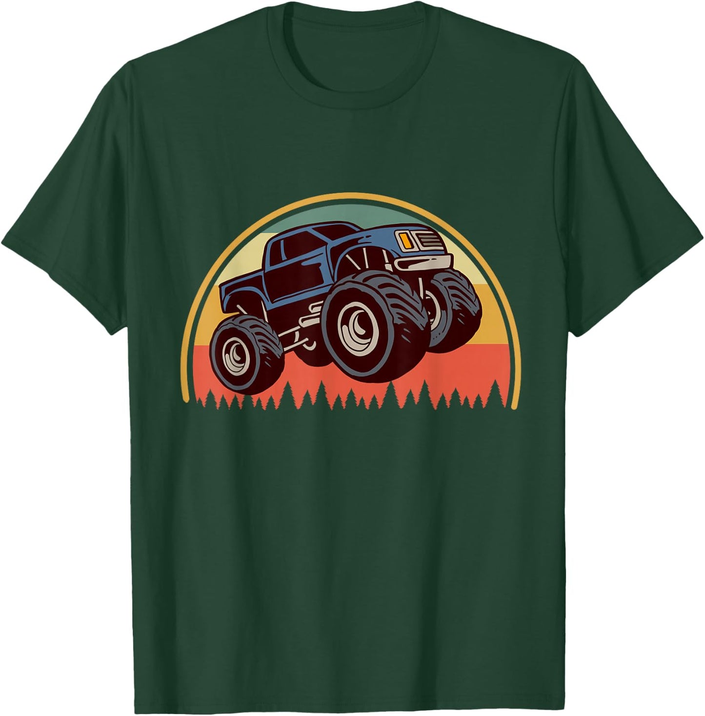 Monster Truck Big Style Truck T-Shirt - T-Shirt | Forest