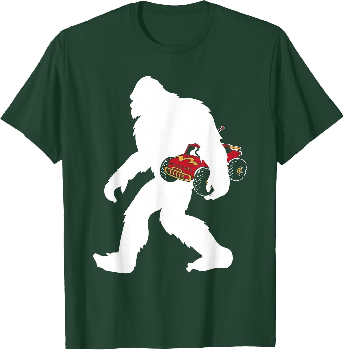 RC Car Enthusiast Remote Control Yetti Sasquatch Big Foot T-Shirt - T-Shirt | Forest