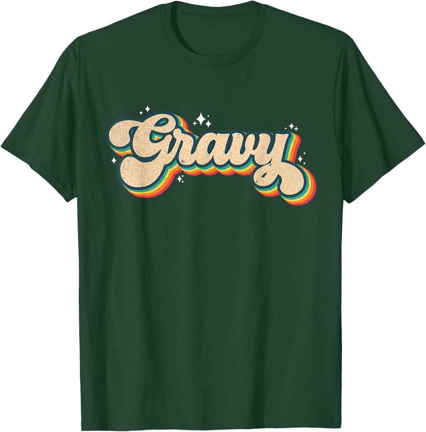 Gravy Vintage Shirt 70s 80s Retro Costume Funny Thanksgiving T-Shirt - T-Shirt | Forest
