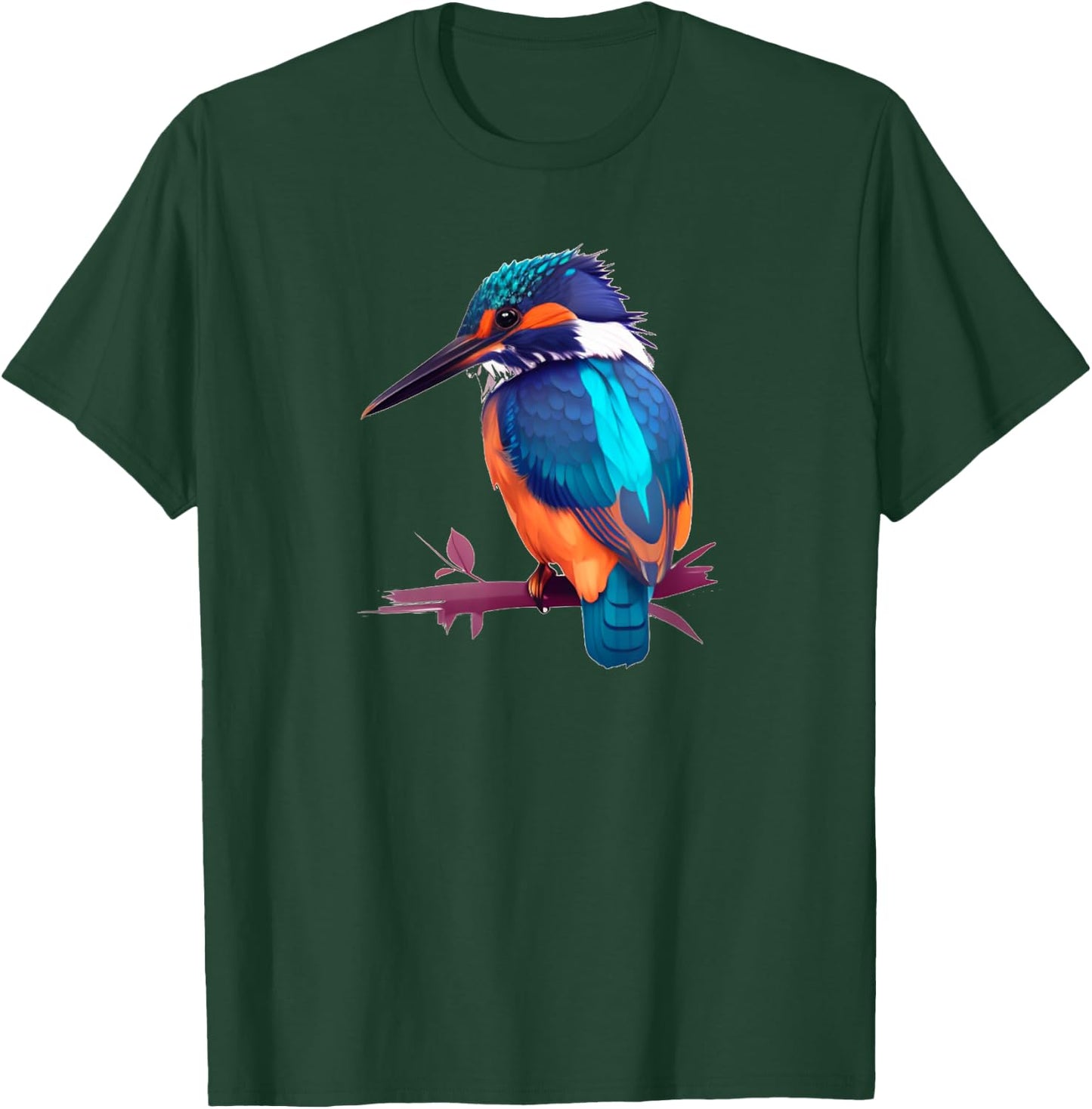 Nice blue Kingfisher for Bird Watcher T-Shirt - T-Shirt | Forest