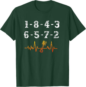 18436572 Firing Order Small Block Engine V8 Big Block T-Shirt - T-Shirt | Forest